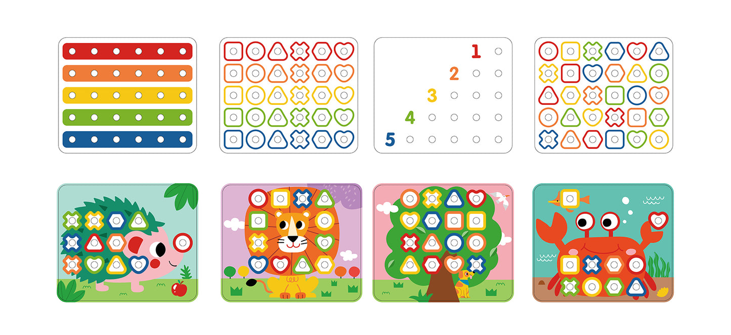 TookyToy - Rainbow Stacking Peg