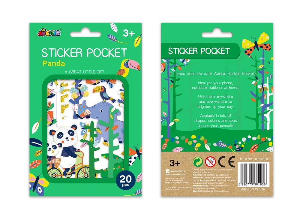 Avenir Sticker Pocket- Assorted