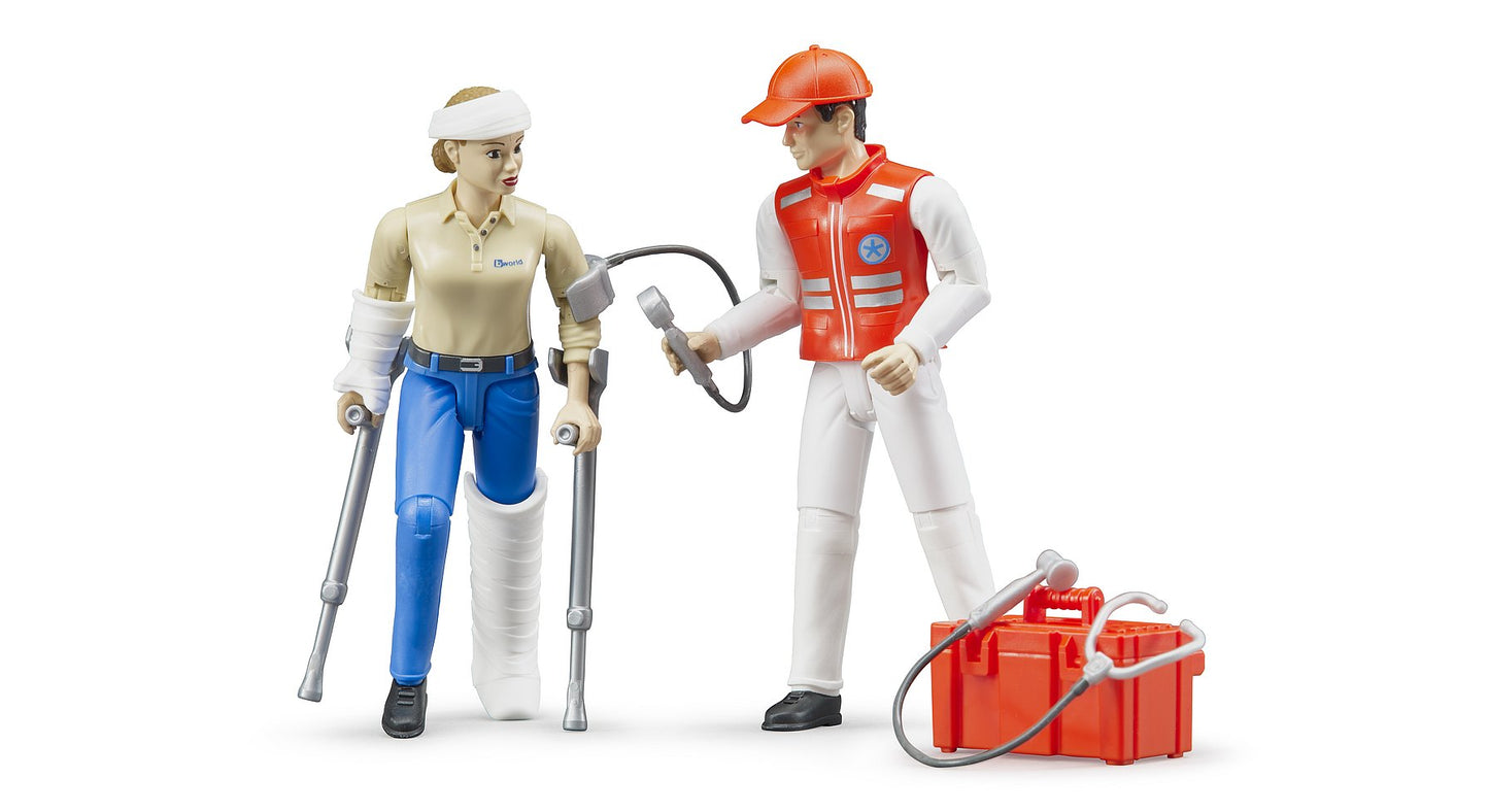 Bruder - Bworld Ambulance Figure Set