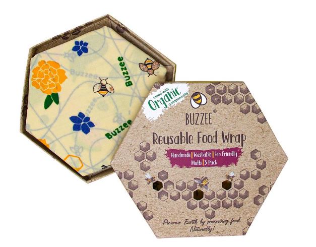 Organic Beeswax Wraps 3 Pack