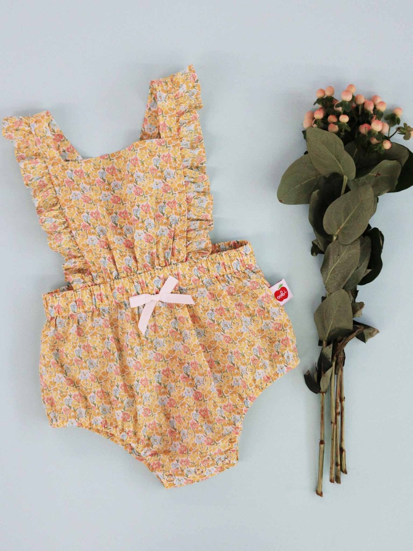 Oobi - Sasha Honey Wattle Playsuit