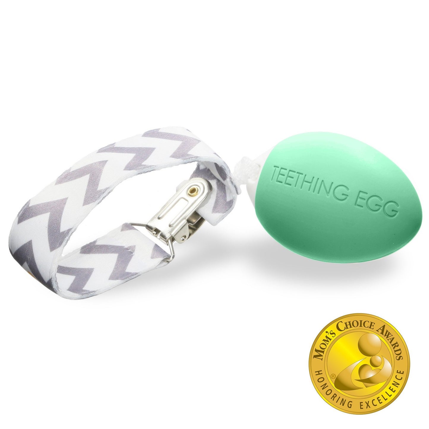 The Teething Egg with clip