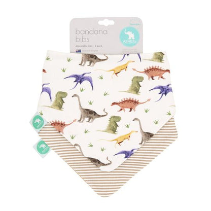 All4Ella - Bandana Bib - 2pk - Assorted