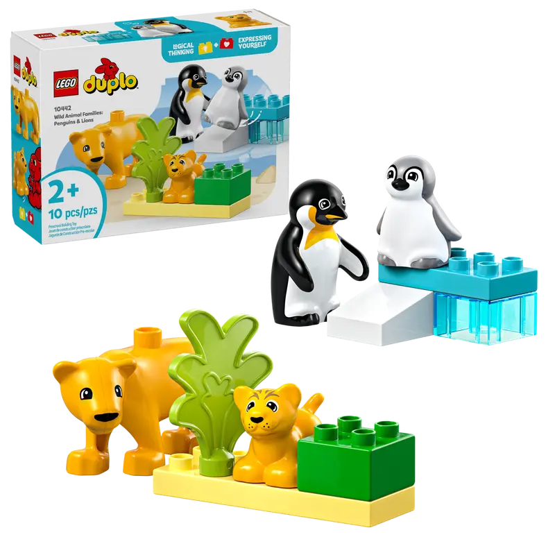 Lego Duplo - Wild Animals Families: Penguins & Lions