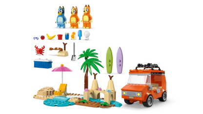 Lego Bluey - Bluey's Beach & Family Car Trip 11202