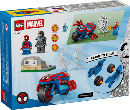 Lego Marvel - Spidey on his Motorcycle vs. Rhino 11206