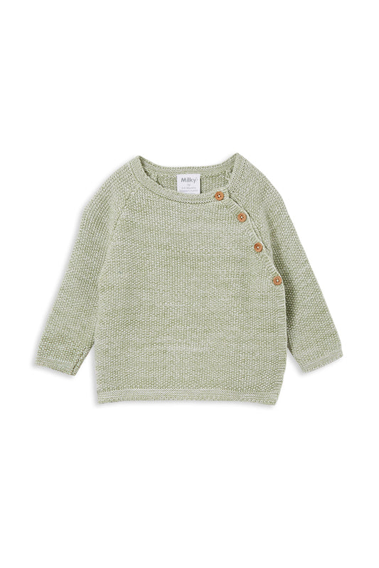 Milky - Olive Knit Cardigan