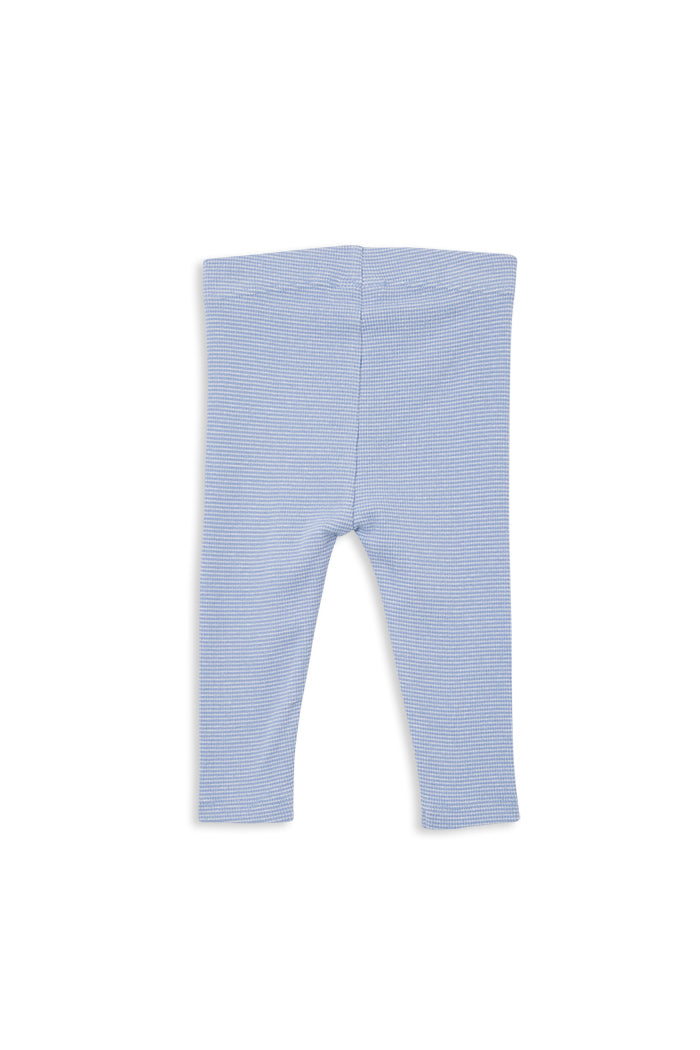 Milky - Blue Marle Rib Baby Pant