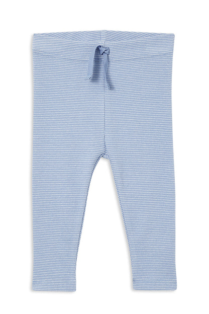 Milky - Blue Marle Rib Baby Pant