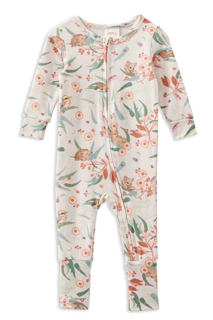 Milky - Wattle Zip Romper