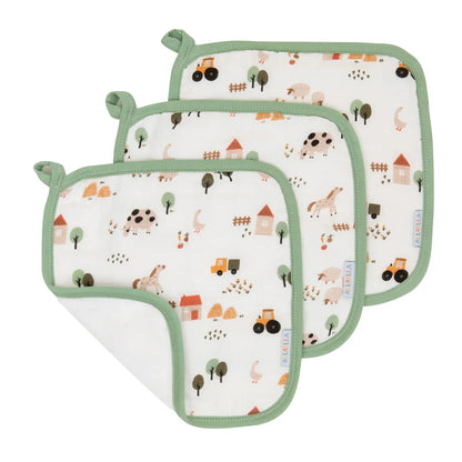 All4Ella - Organic Wash Cloth 3pk