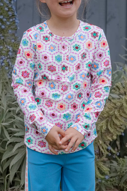 Milky - Honeycomb Bloom Henley