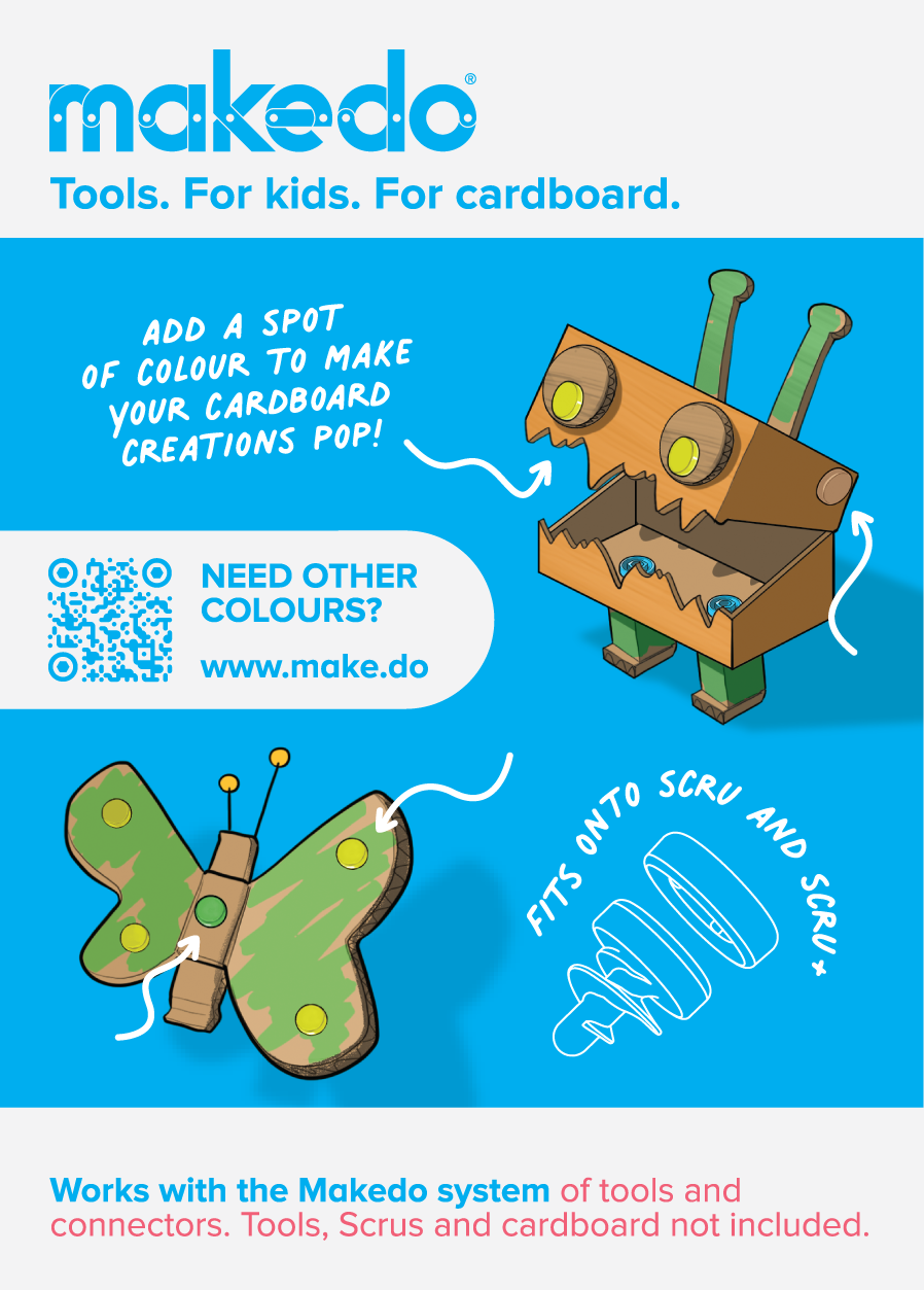 SCRU-DOT 'Wild Things' | Makedo Scru & Scru+ Decoration