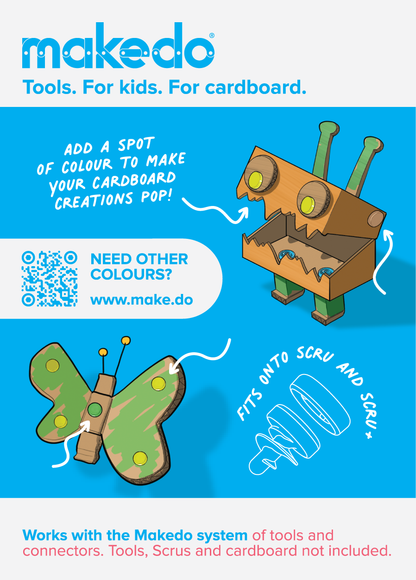 SCRU-DOT 'Wild Things' | Makedo Scru & Scru+ Decoration