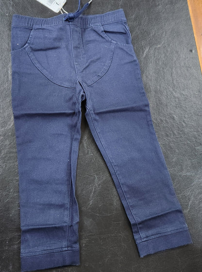 Korango Stretch Twill Chino with Drawstring Peacoat