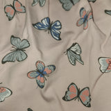 Korango Butterfly Print Long Sleeve Dress  Fairy Pink