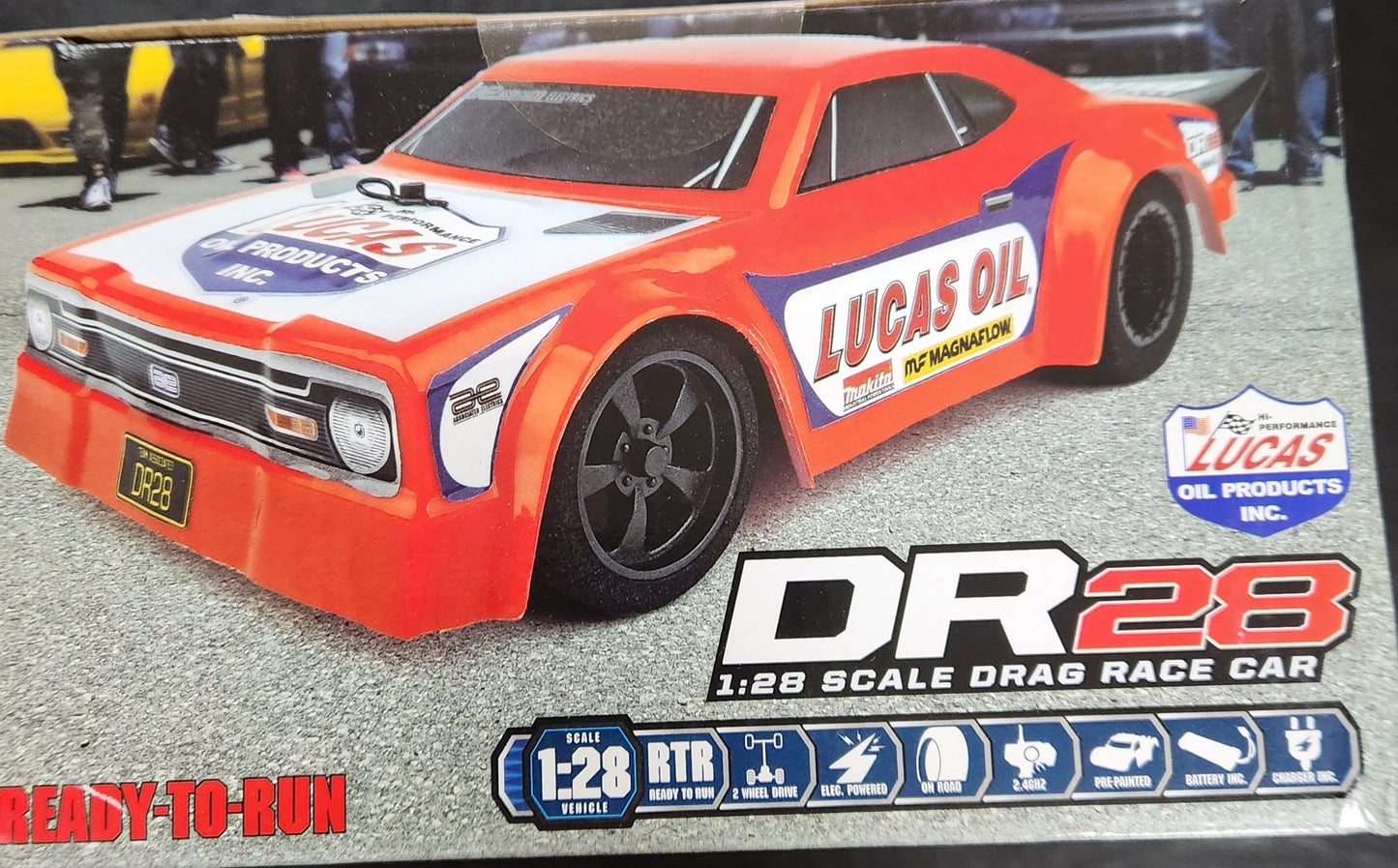 DR28 Lucas Oil Drag Race Car RTR