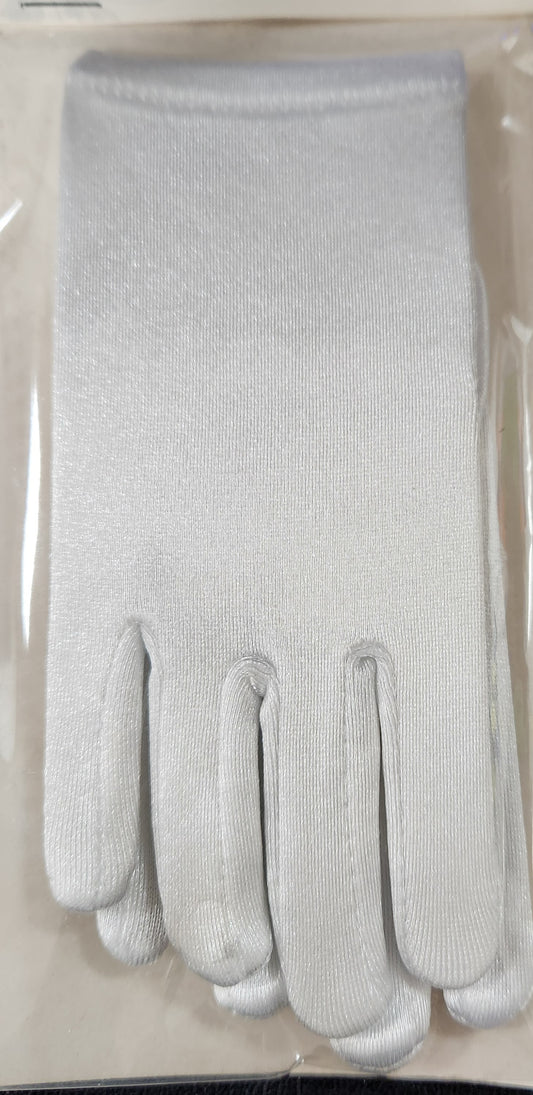 Satin Glove White
