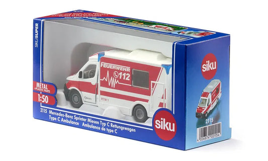 Siku - Mercedes-Benz Sprinter Miesen Type C Ambulance 2115