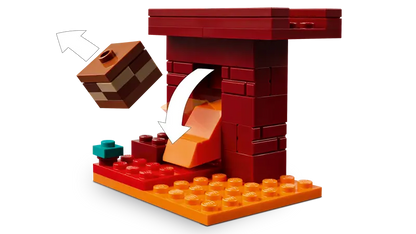 Lego Minecraft - The Nether Lava Battle 21266