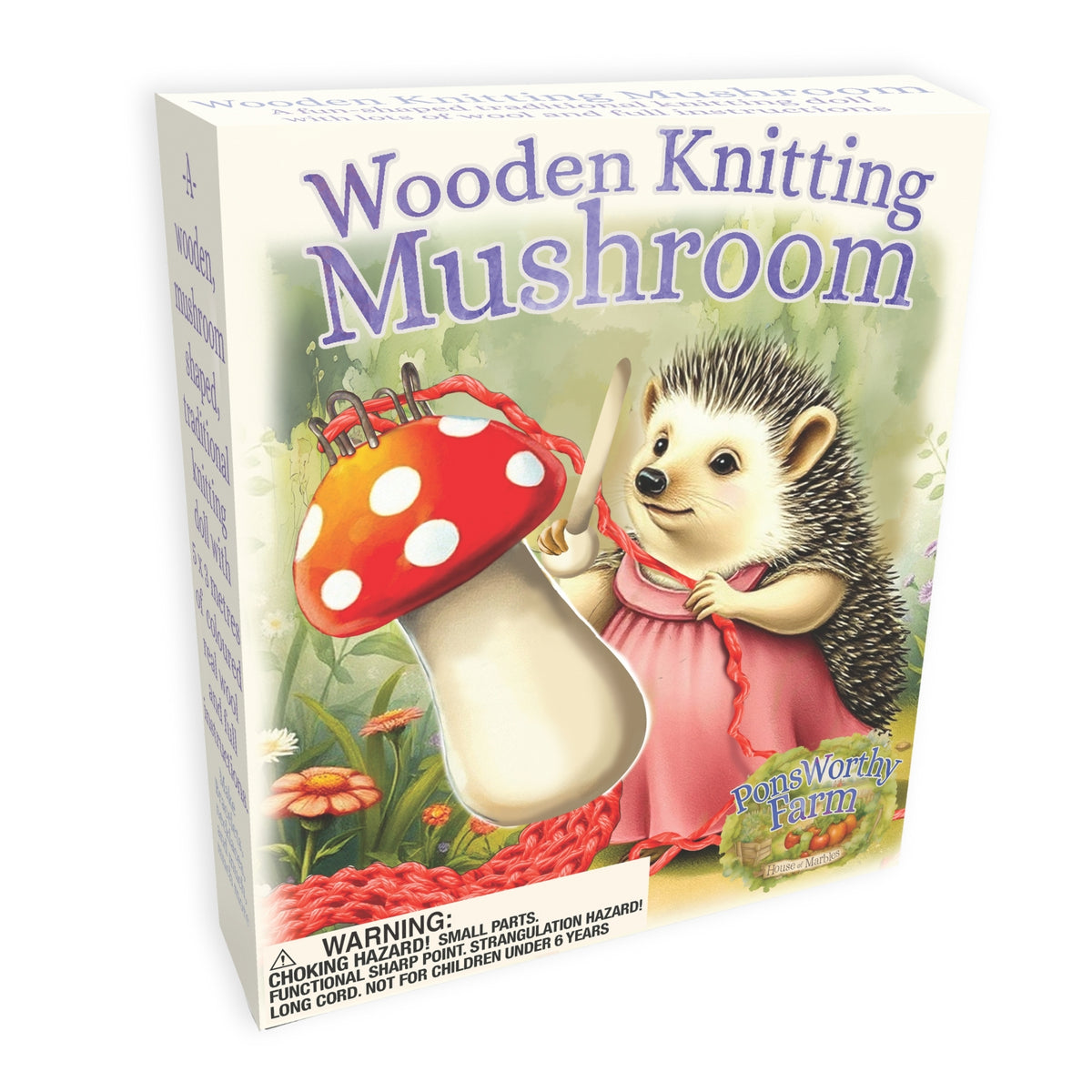 House Of Marbles - Wooden Knitting Mushroom