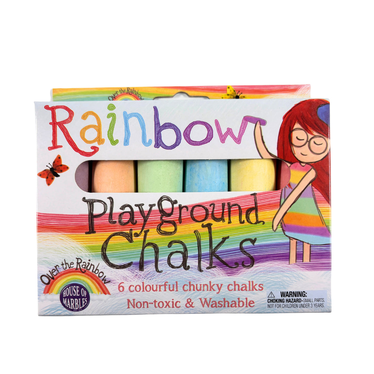 House Of Marbles - Rainbow Playground Chalks