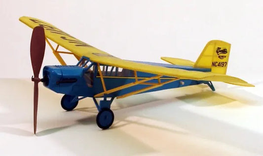 DUMAS 215 CURTISS ROBIN WALNUT SCALE 17.5 INCH WINGSPAN RUBBER POWERED