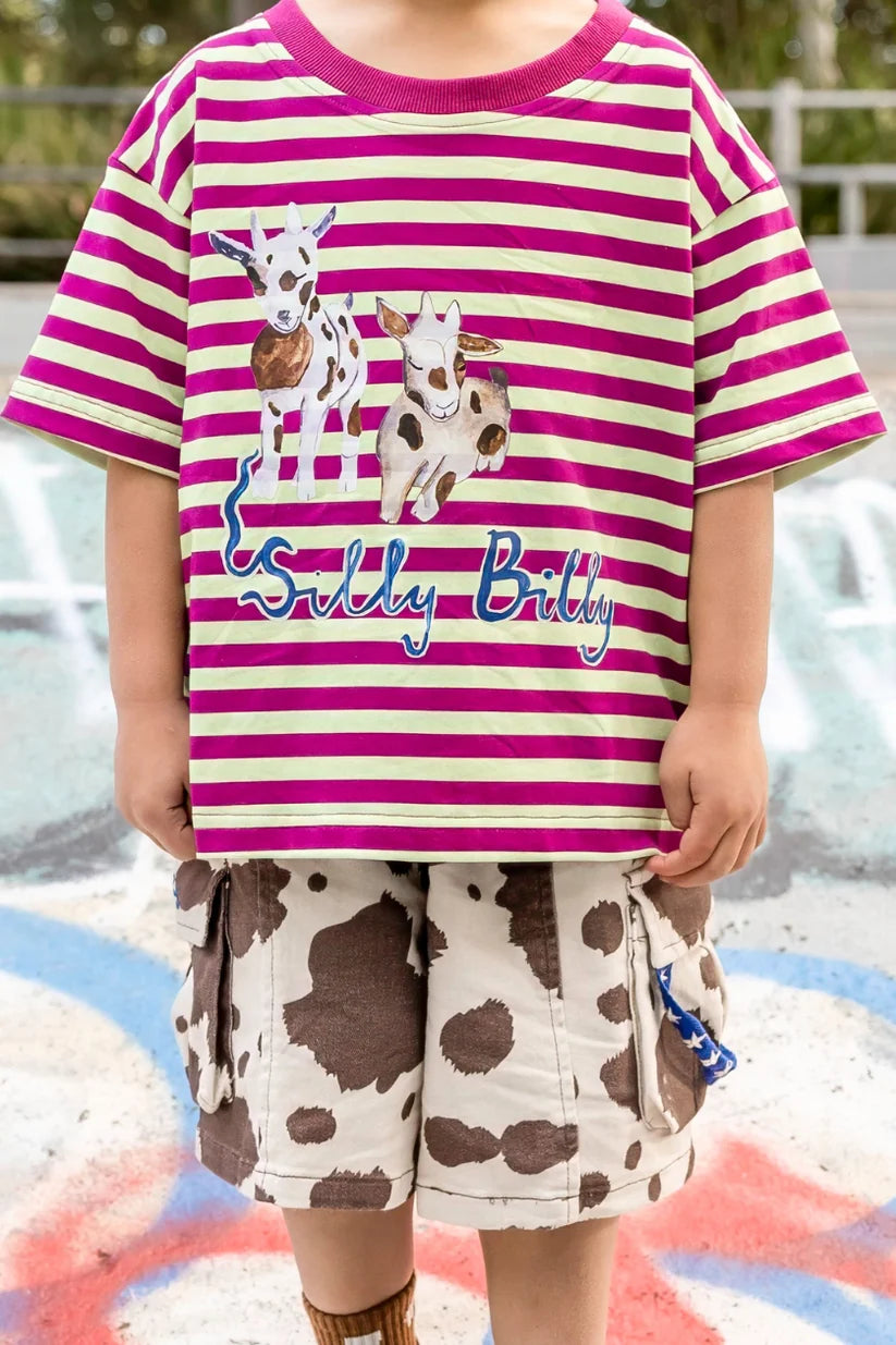 Poss & Soss - Silly Billy Stripe Oversized Tee