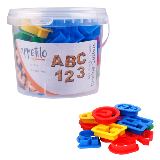 Alphabet & Number Cookie Cutter Set