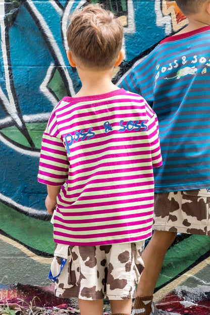 Poss & Soss - Silly Billy Stripe Oversized Tee