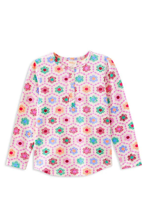 Milky - Honeycomb Bloom Henley