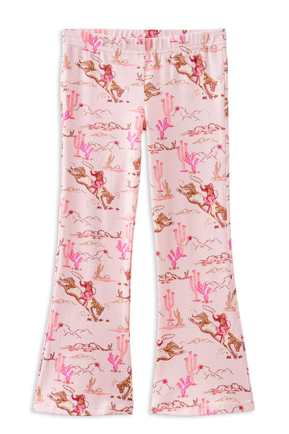 Milky Rowdy Flared Leggings Lotus Pink