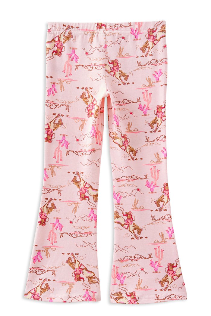 Milky Rowdy Flared Leggings Lotus Pink