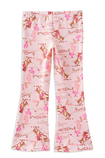 Milky Rowdy Flared Leggings Lotus Pink