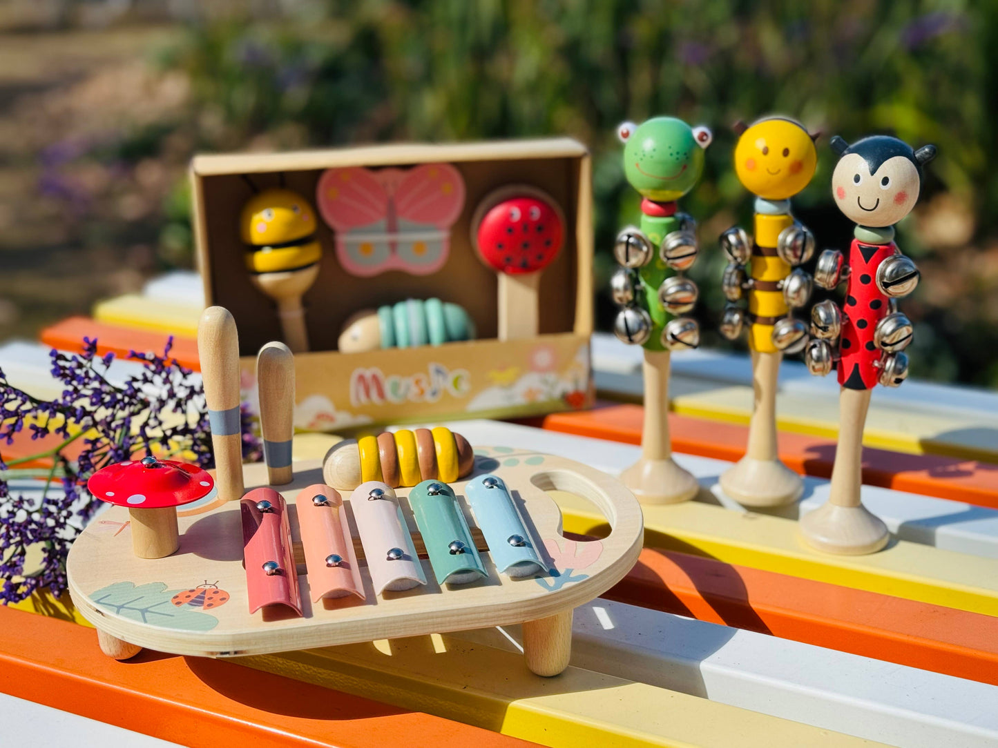 Toyslink - Wooden Happy Spring Music Activity Set