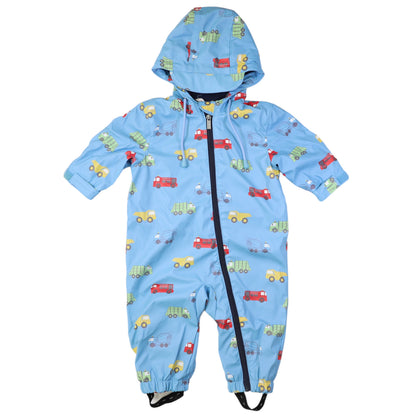 Korango - Trucks Polar Fleece Lined Zip Rain Suit - Airie Blue