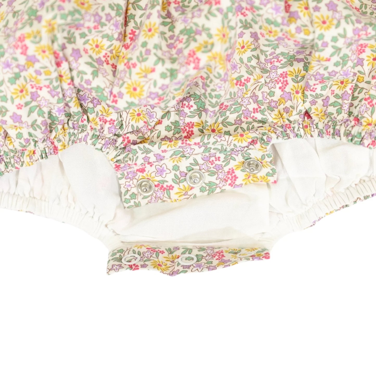 Korango - Floral Smocked Sunsuit Yellow Floral