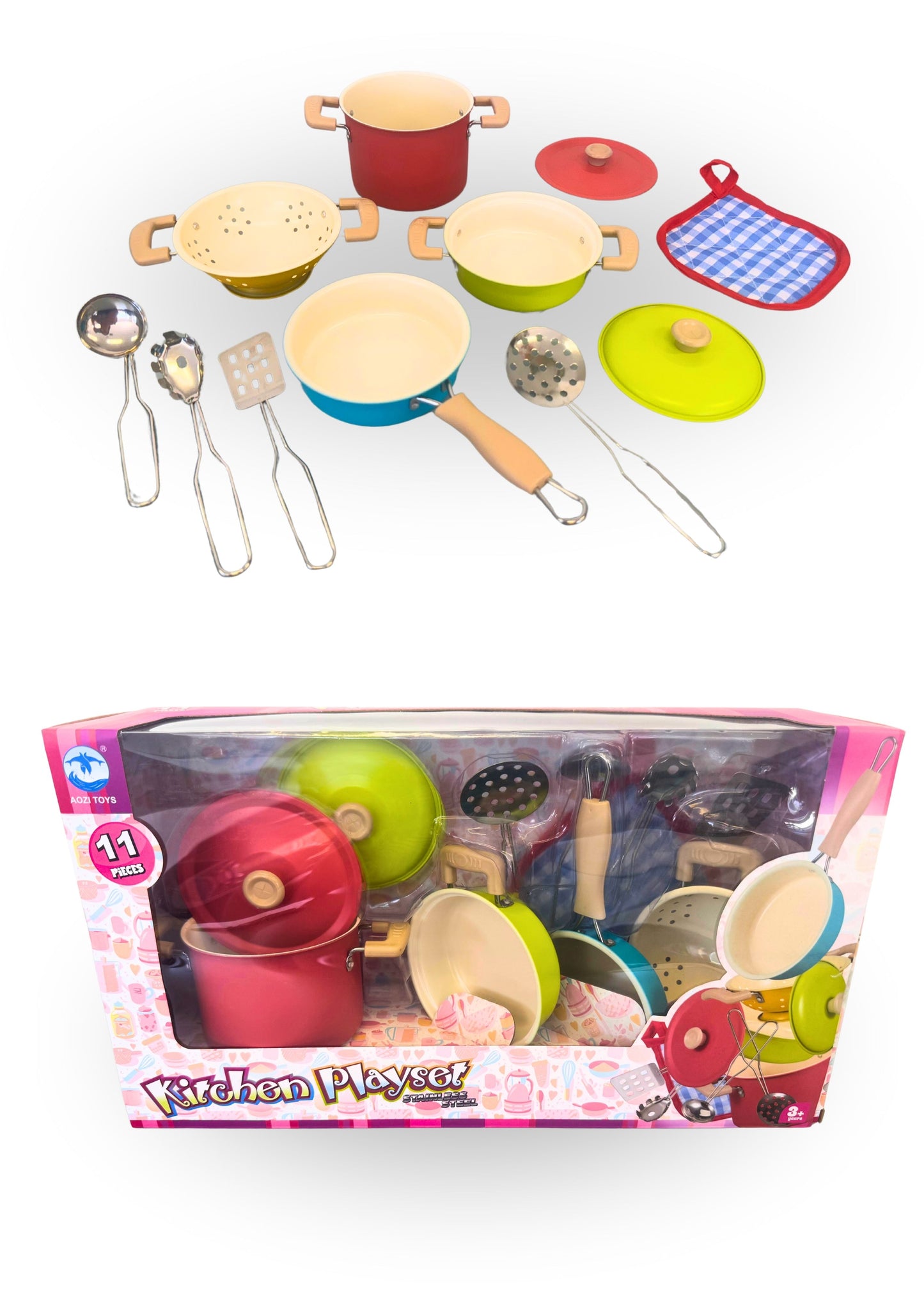 Colourful Metal Cooking Playset