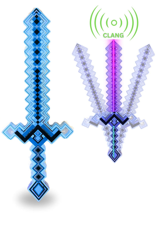 Pixelated Epic Light and Sound Sword