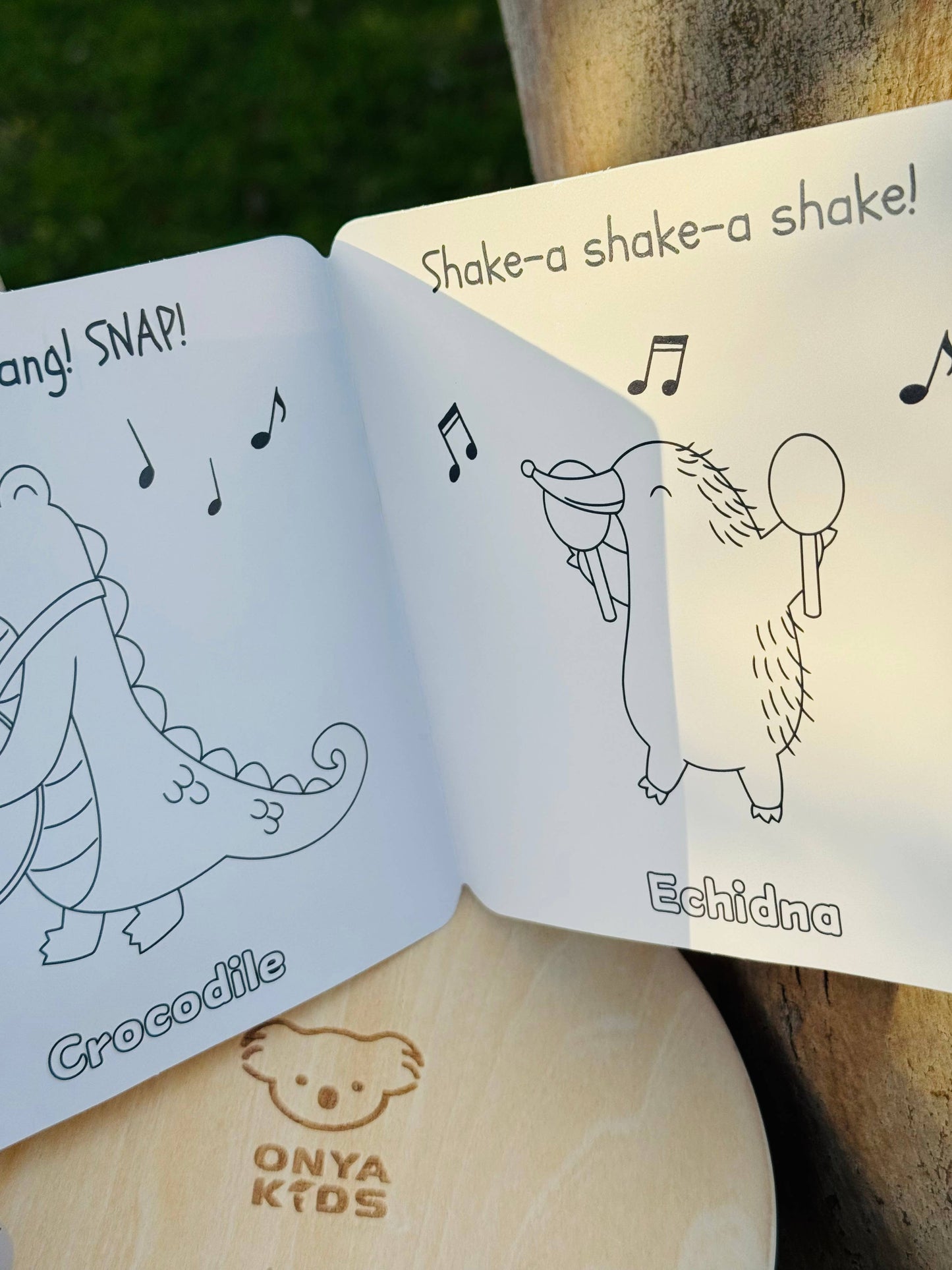 Onya Kids - Outback Beats (Wooden Drum with Australian Animals)