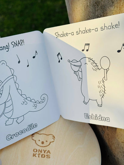 Onya Kids - Outback Beats (Wooden Drum with Australian Animals)