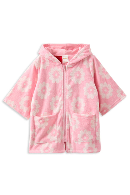 Milky - Floral Terry Towelling Cover Up
