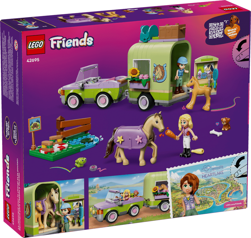 Lego Friends -  Horse & Baby Foal Trailer