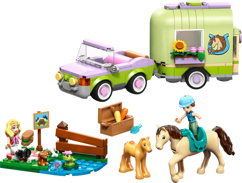 Lego Friends -  Horse & Baby Foal Trailer