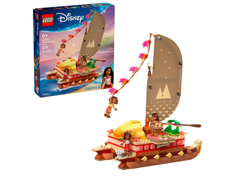 Lego Disney - Moana's Adventure Canoe 43270
