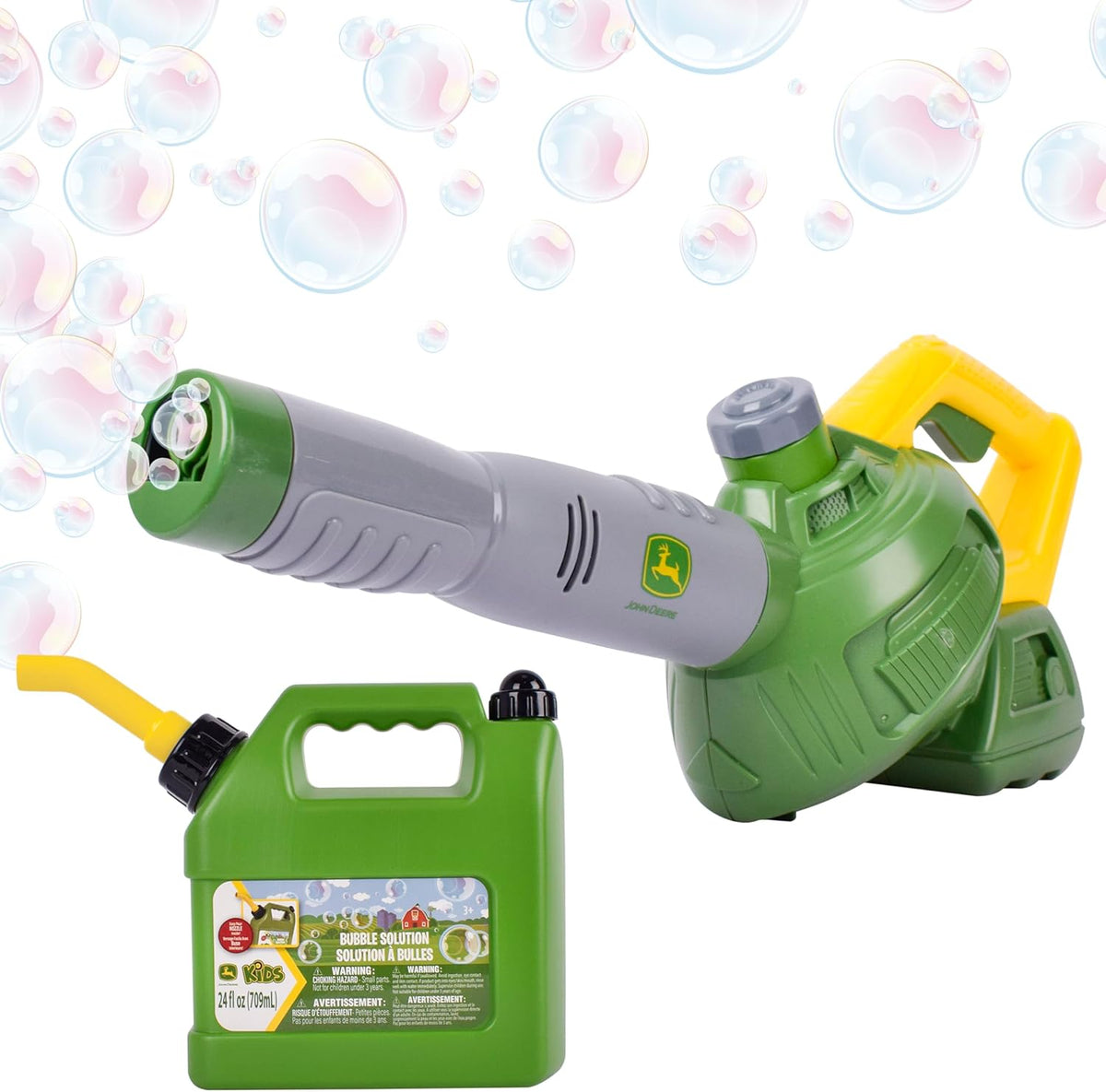 John Deere - Bubble 'N' Fun Leaf Blower & Jerry Can
