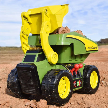 John Deere - 46cm Motorised 'Lights & Sounds' 2-n-1 Dig Rig Toy