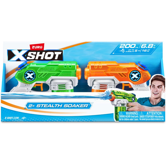 Zuru - XSHOT Water Blaster - Stealth Soaker Twin Pack