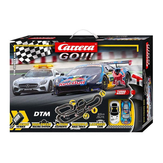 Carrera GO!!! - Slot Car Set 1:43 DTM Power Run 8.9m Track