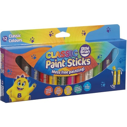 Little Brian Paint Sticks - Classic 12pk